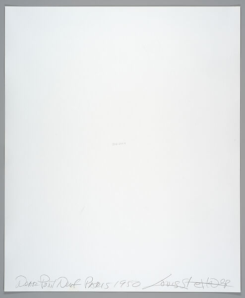 Near Pont Neuf Paris, Louis Stettner (American, New York 1922–2016 Saint-Ouen, France), Gelatin silver print