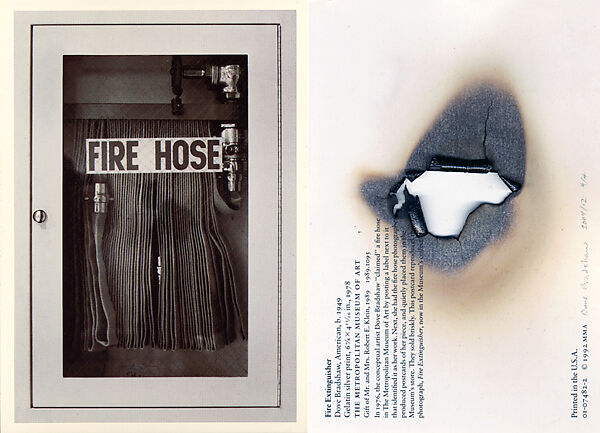 Performance Burned, Dove Bradshaw (American, born New York, 1949), Photomechanical print 