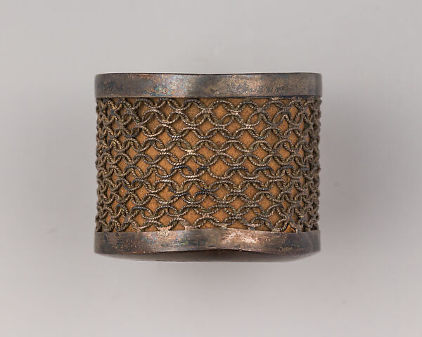 Archer's Ring, Silver, paper, Chinese 