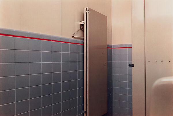 Untitled (Bathroom Stall Door), William Eggleston (American, born Memphis, Tennessee, 1939), Dye transfer print 