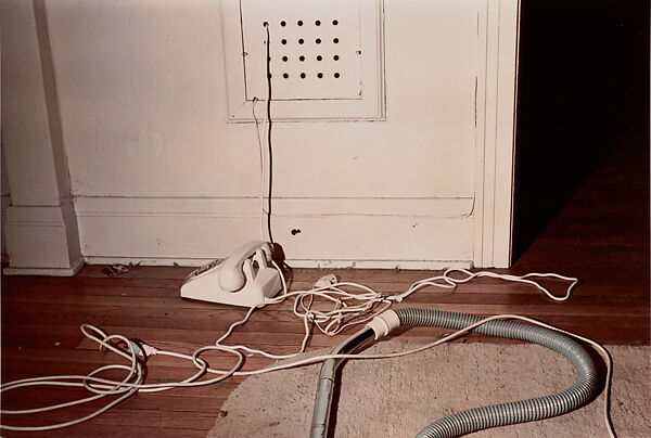 Untitled (White Phone and Vacuum Cleaner), William Eggleston (American, born Memphis, Tennessee, 1939), Dye transfer print 