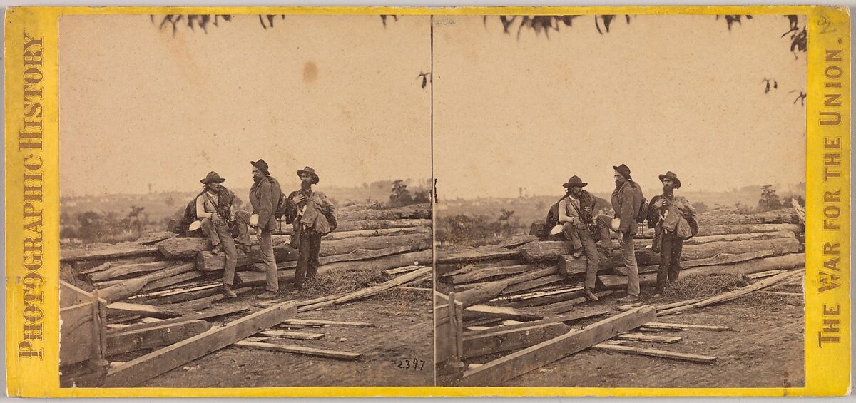 Rebel Prisoners, Gettysburg, Brady &amp; Co. (American, active 1840s–1880s), Albumen silver print from glass negative 