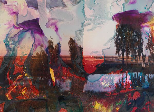 Mary's Lake, MT 9, Matthew Brandt (American, born Los Angeles, California, 1982), Chromogenic print