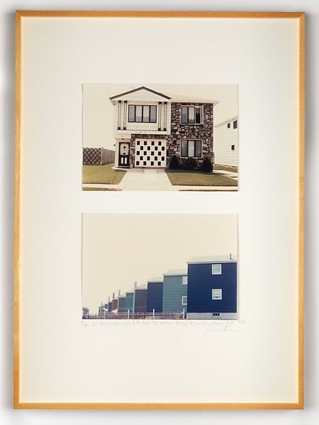 New House, Staten Island, New York; Development, Side Views, Bayonne, N.J., Dan Graham (American, Urbana, Illinois 1942–2022 New York), Chromogenic prints 