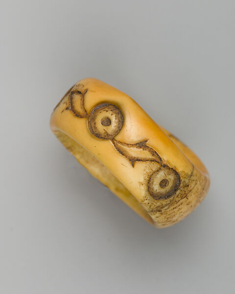 Archer's Ring, Ivory, Indian, possibly Central Indian 