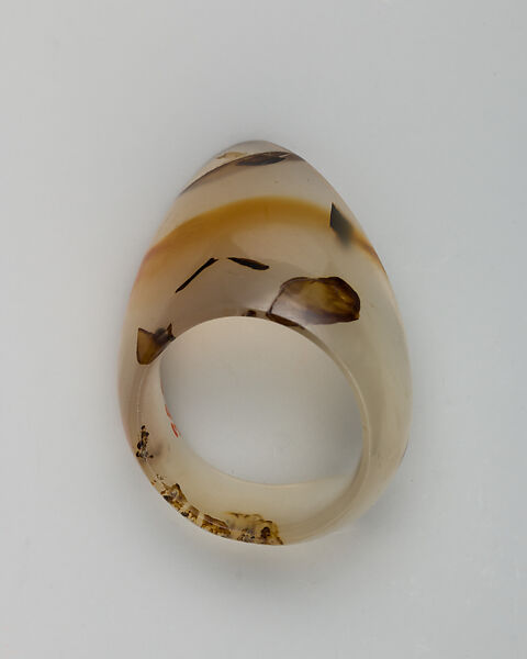 Archer's Ring, Agate, probably Indian 