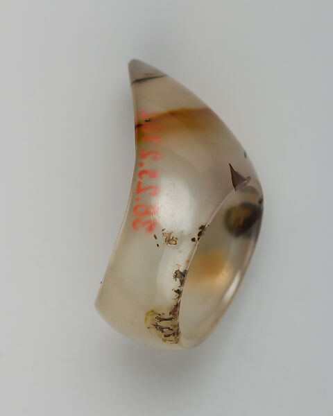 Archer's Ring, Agate, probably Indian