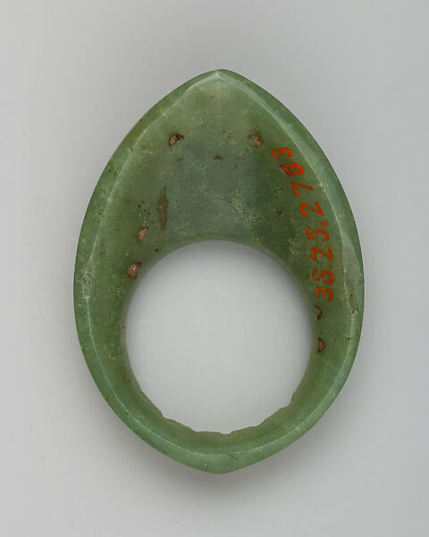 Archer's Ring, Jade, Indian