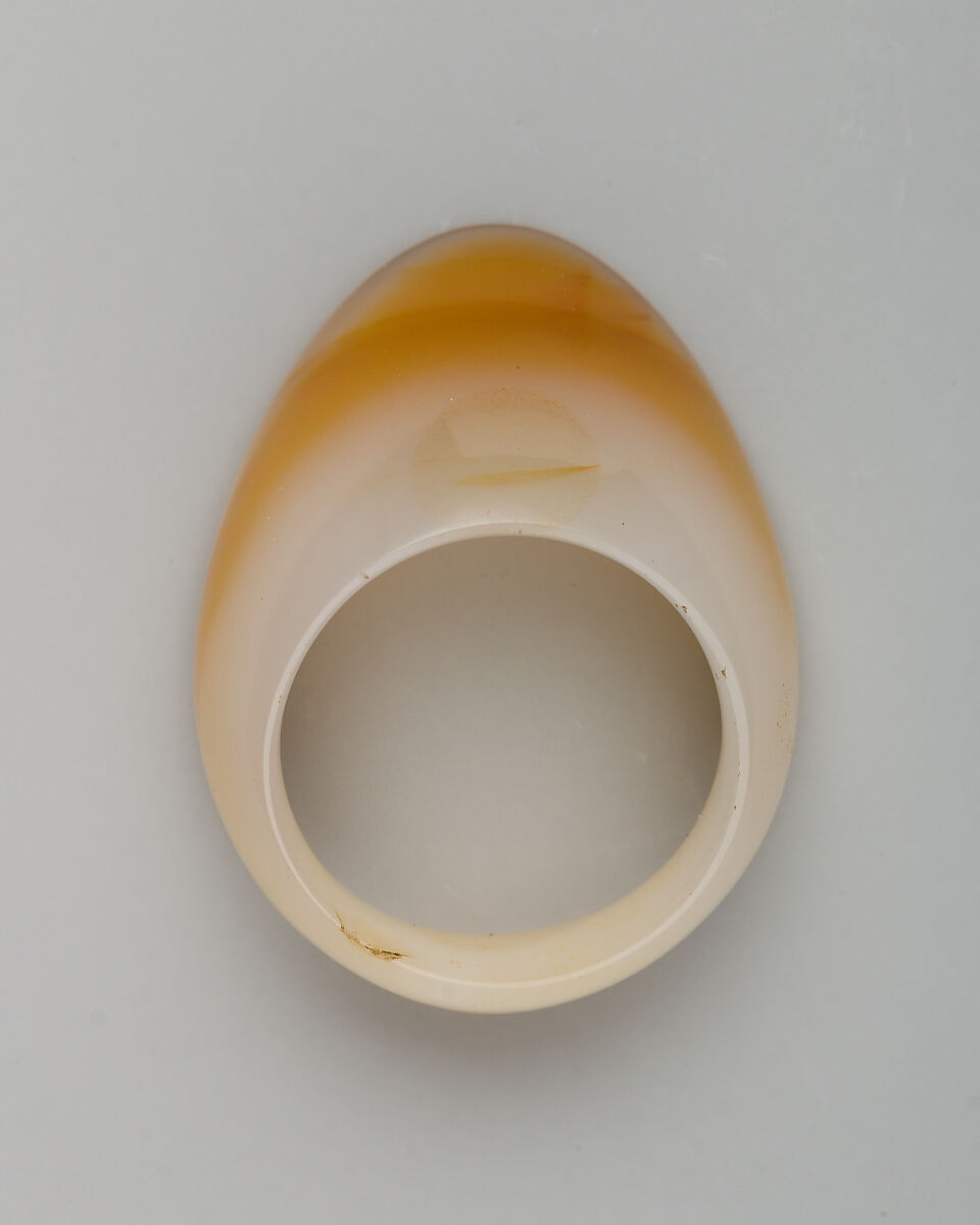 Archer's Ring, Agate, Indian 