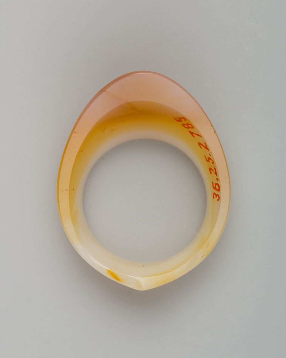 Archer's Ring, Agate, Indian