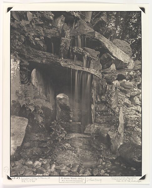 [Innisfree Garden, Millbrook, NY], John Yang (American, born China, Suchow 1933–2009 New York), Palladium print 