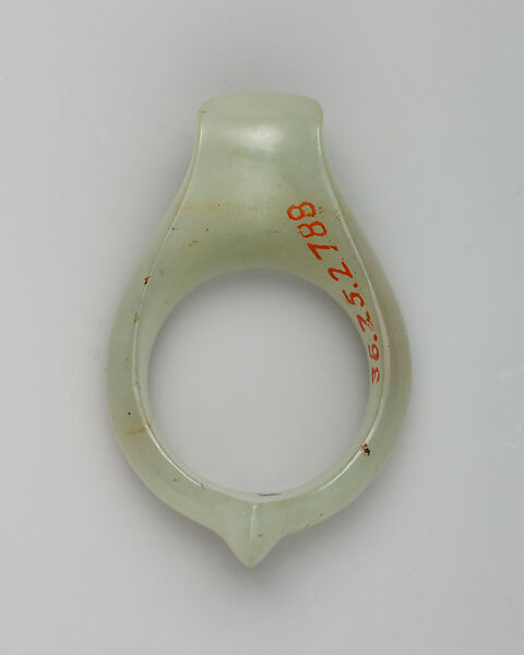 Archer's Ring, Jade, Indian