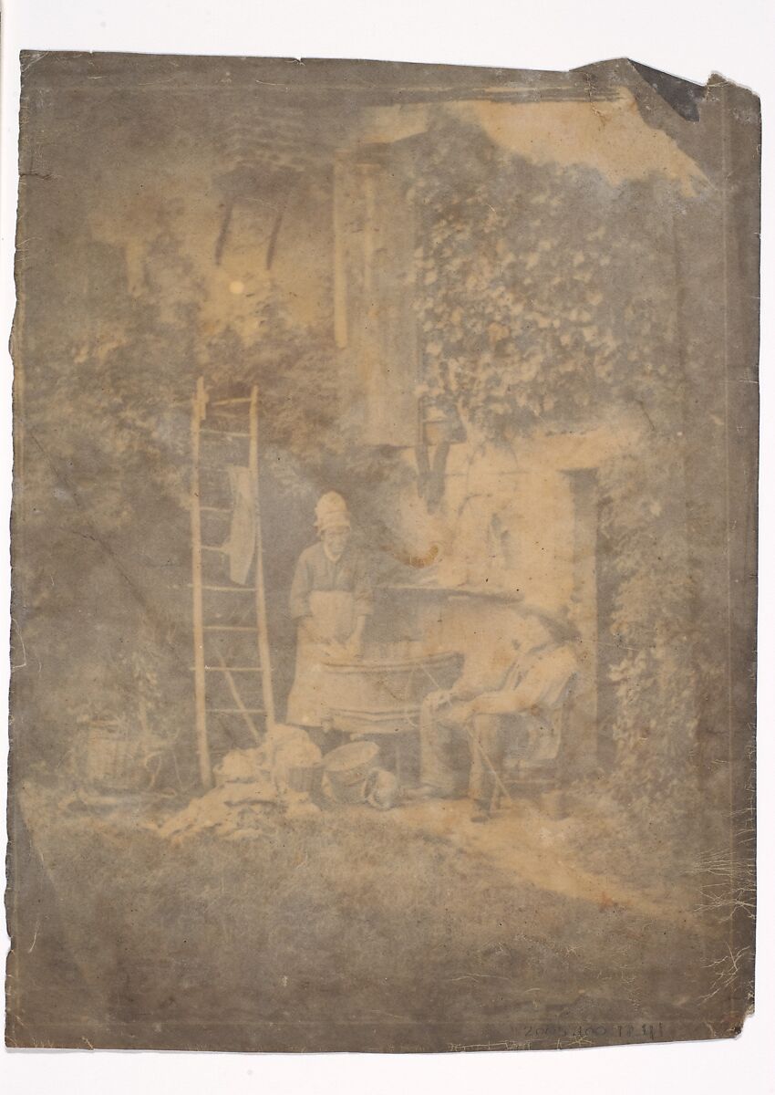 The Laundry, Louis-Adolphe Humbert de Molard (French, Paris 1800–1874), Salted paper print