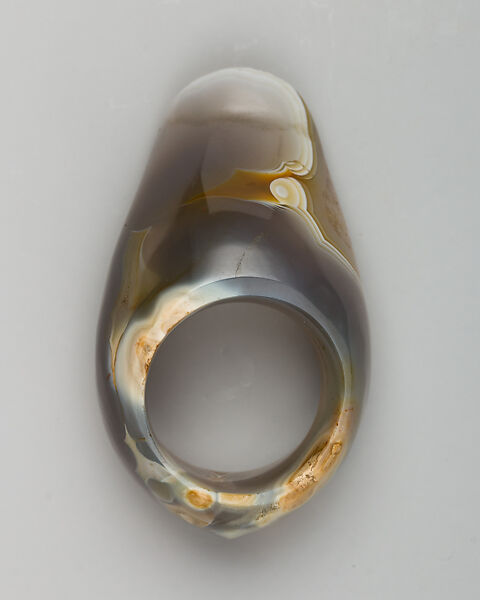 Archer's Ring, Agate, Indian 