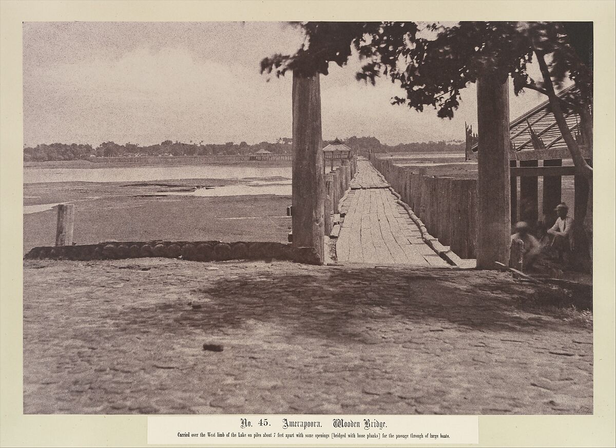 Amerapoora: Wooden Bridge, Linnaeus Tripe (British, Devonport (Plymouth Dock) 1822–1902 Devonport), Purchase, The Buddy Taub Foundation, Dennis A. Roach and Jill Roach, Directors, and Alfred Stieglitz Society Gifts, 2012 