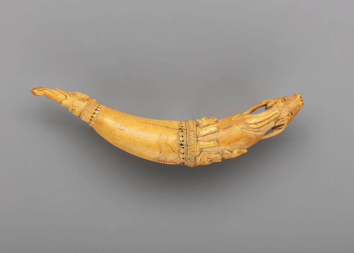 Priming Flask, Ivory, Indian