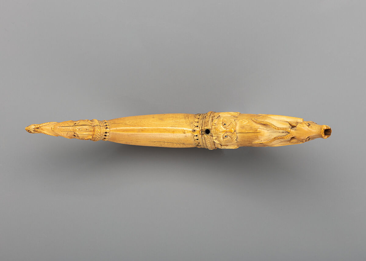 Priming Flask, Ivory, Indian