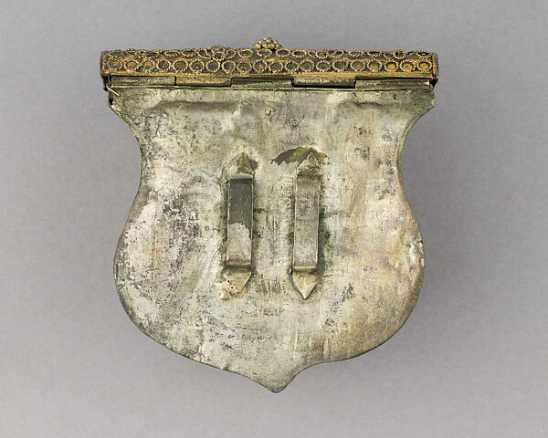 Patch Box, Silver, gold, turquoise, garnet?, Ottoman, Ottoman provinces, possibly Balkan