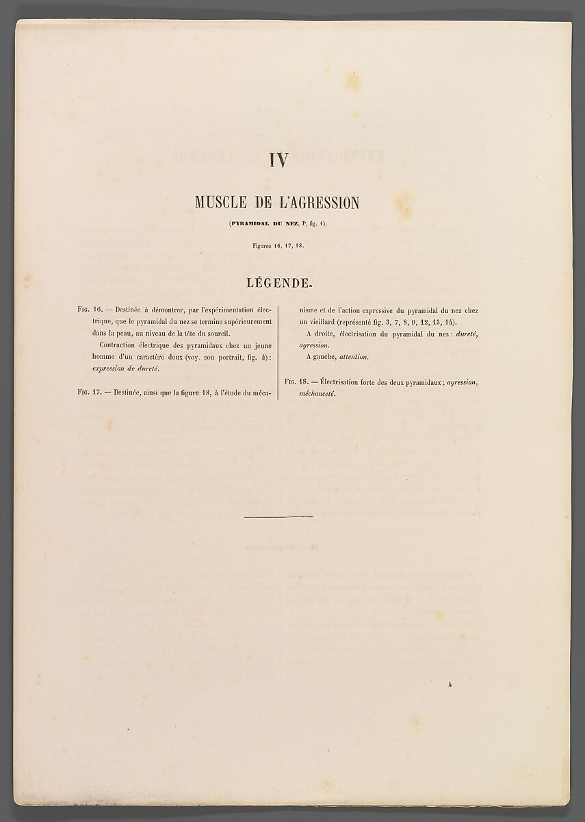 Mécanisme de la physionomie humaine ou Analyse électro-physiologique de l’expression des passions applicable à la pratique des arts plastiques, Guillaume-Benjamin-Amand Duchenne de Boulogne (French, 1806–1875), Albumen silver prints from glass negatives