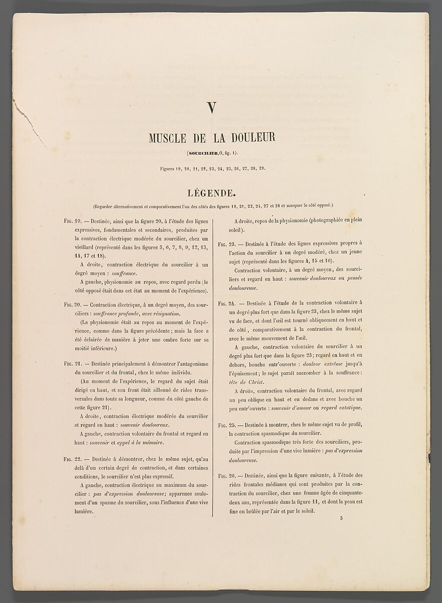 Mécanisme de la physionomie humaine ou Analyse électro-physiologique de l’expression des passions applicable à la pratique des arts plastiques, Guillaume-Benjamin-Amand Duchenne de Boulogne (French, 1806–1875), Albumen silver prints from glass negatives
