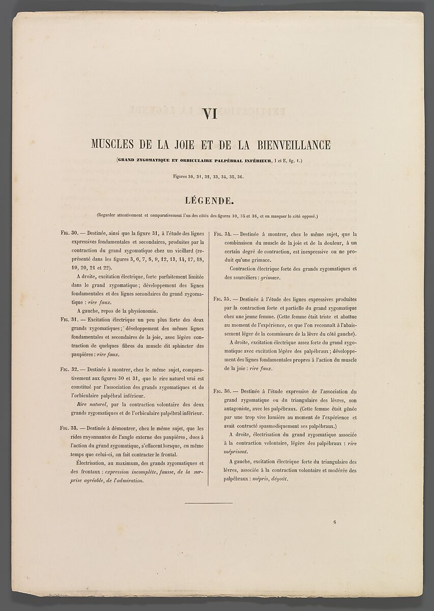 Mécanisme de la physionomie humaine ou Analyse électro-physiologique de l’expression des passions applicable à la pratique des arts plastiques, Guillaume-Benjamin-Amand Duchenne de Boulogne (French, 1806–1875), Albumen silver prints from glass negatives