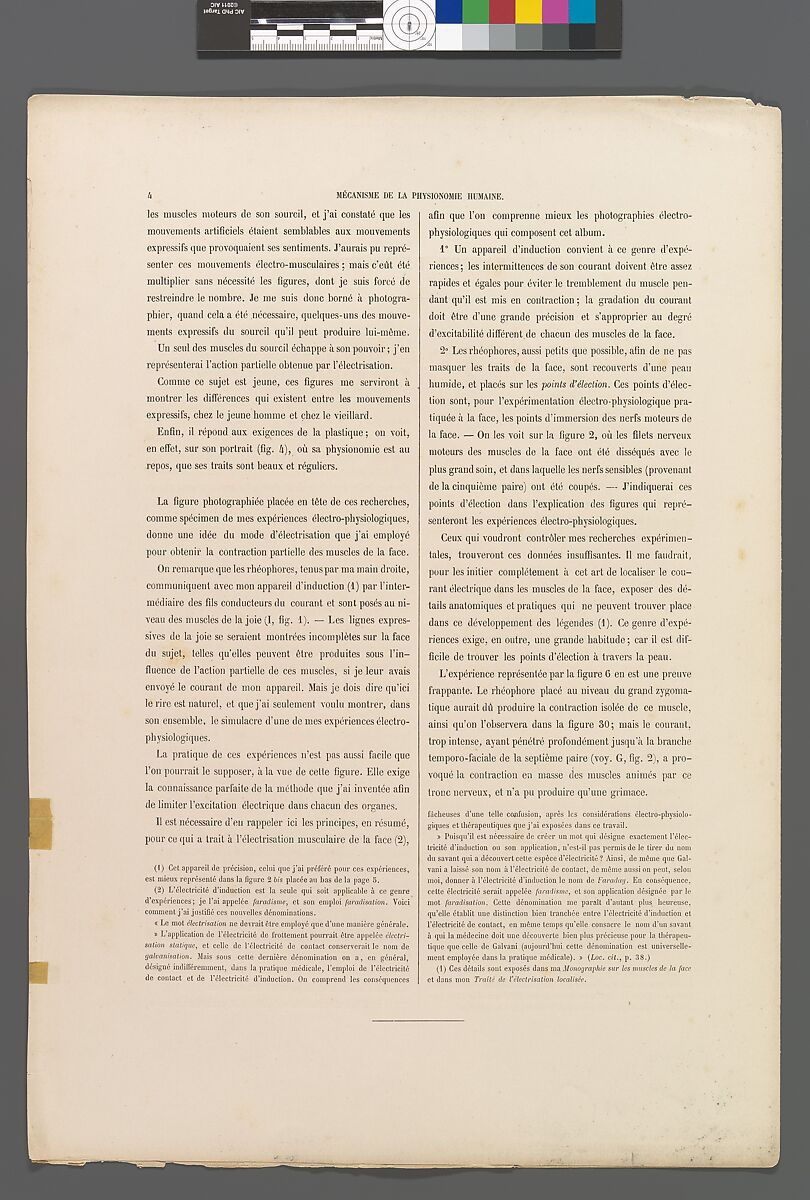 Mécanisme de la physionomie humaine ou Analyse électro-physiologique de l’expression des passions applicable à la pratique des arts plastiques, Guillaume-Benjamin-Amand Duchenne de Boulogne (French, 1806–1875), Albumen silver prints from glass negatives