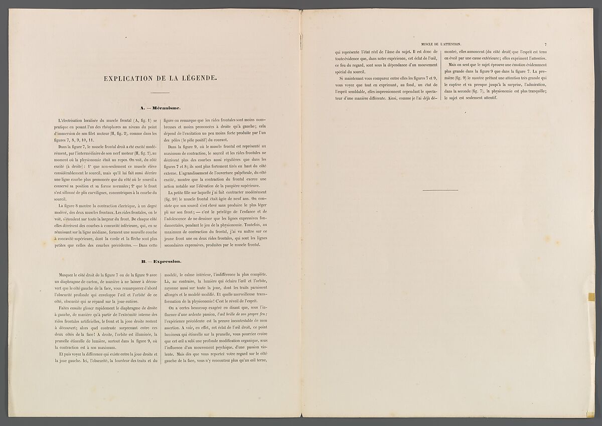 Mécanisme de la physionomie humaine ou Analyse électro-physiologique de l’expression des passions applicable à la pratique des arts plastiques, Guillaume-Benjamin-Amand Duchenne de Boulogne (French, 1806–1875), Albumen silver prints from glass negatives
