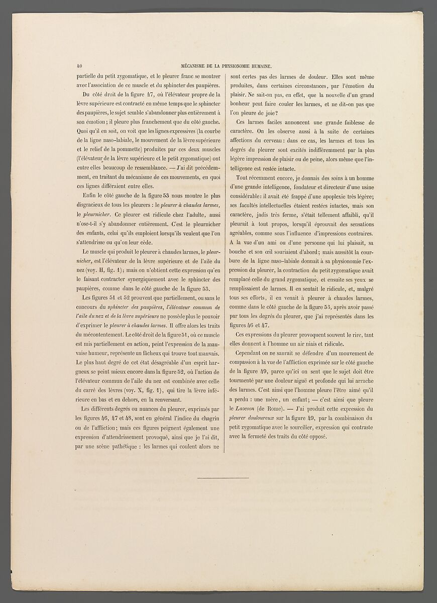 Mécanisme de la physionomie humaine ou Analyse électro-physiologique de l’expression des passions applicable à la pratique des arts plastiques, Guillaume-Benjamin-Amand Duchenne de Boulogne (French, 1806–1875), Albumen silver prints from glass negatives