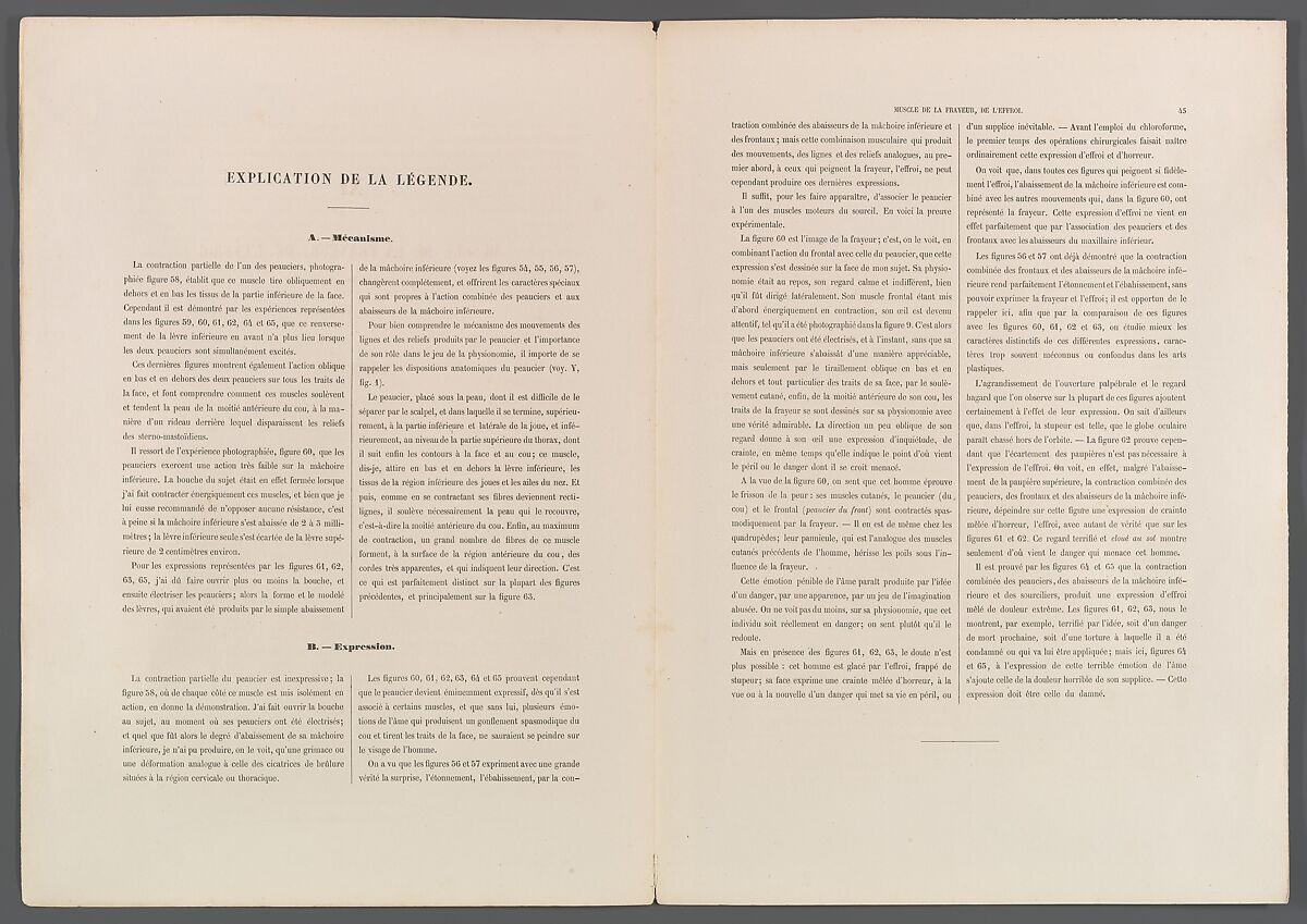 Mécanisme de la physionomie humaine ou Analyse électro-physiologique de l’expression des passions applicable à la pratique des arts plastiques, Guillaume-Benjamin-Amand Duchenne de Boulogne (French, 1806–1875), Albumen silver prints from glass negatives