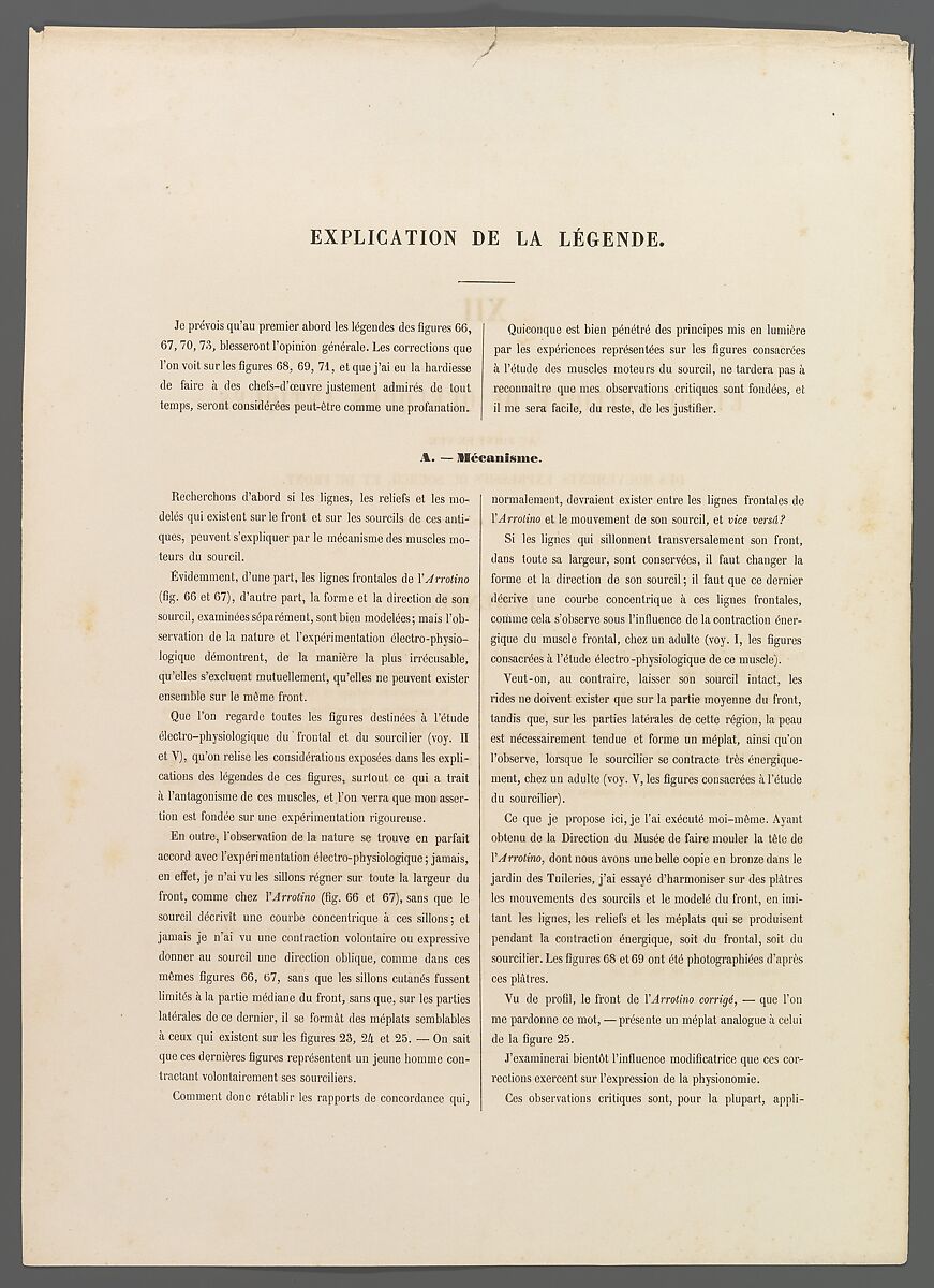 Mécanisme de la physionomie humaine ou Analyse électro-physiologique de l’expression des passions applicable à la pratique des arts plastiques, Guillaume-Benjamin-Amand Duchenne de Boulogne (French, 1806–1875), Albumen silver prints from glass negatives
