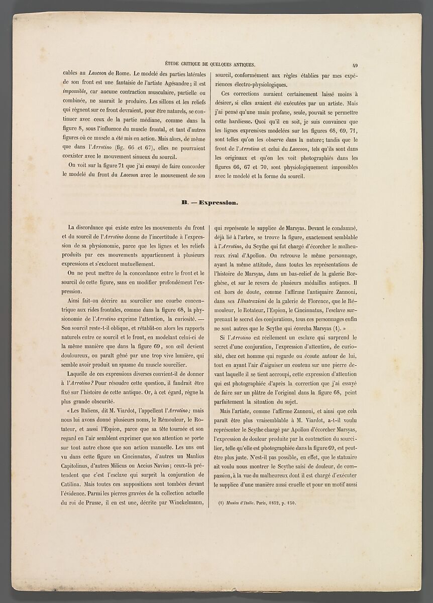 Mécanisme de la physionomie humaine ou Analyse électro-physiologique de l’expression des passions applicable à la pratique des arts plastiques, Guillaume-Benjamin-Amand Duchenne de Boulogne (French, 1806–1875), Albumen silver prints from glass negatives