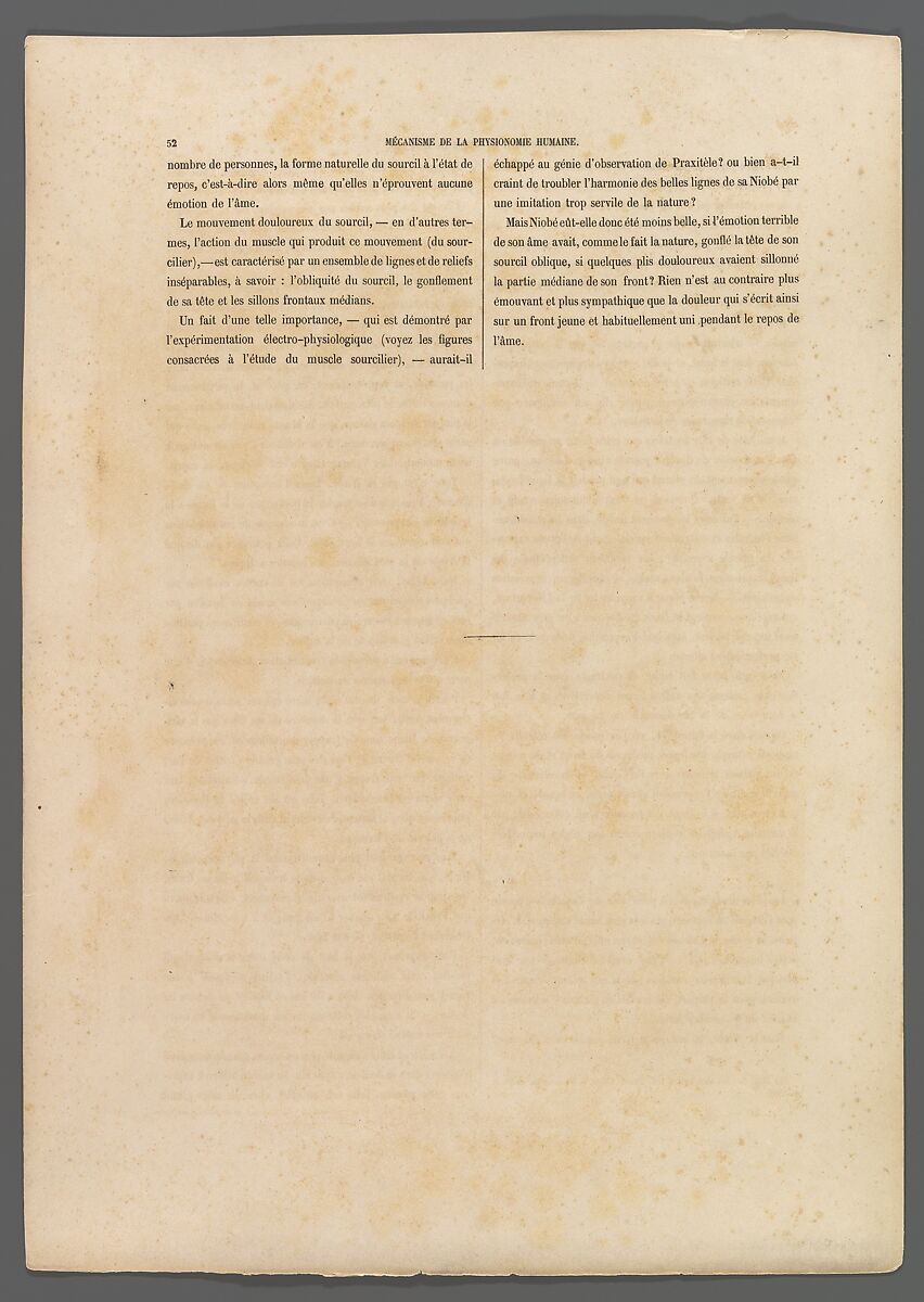Mécanisme de la physionomie humaine ou Analyse électro-physiologique de l’expression des passions applicable à la pratique des arts plastiques, Guillaume-Benjamin-Amand Duchenne de Boulogne (French, 1806–1875), Albumen silver prints from glass negatives