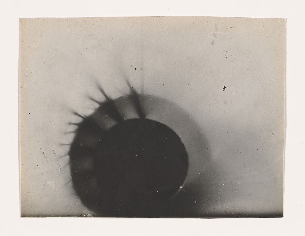 Deflection of Secondary Rays Produced by Beta Radiation, Henri Becquerel (French, 1852–1908), Gelatin silver print 