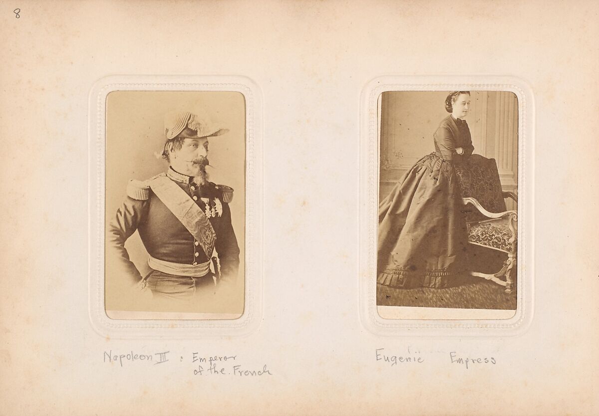 Empress Eugénie, Sergei Luvovich Levitsky (Russian, 1819–1898), Albumen silver print