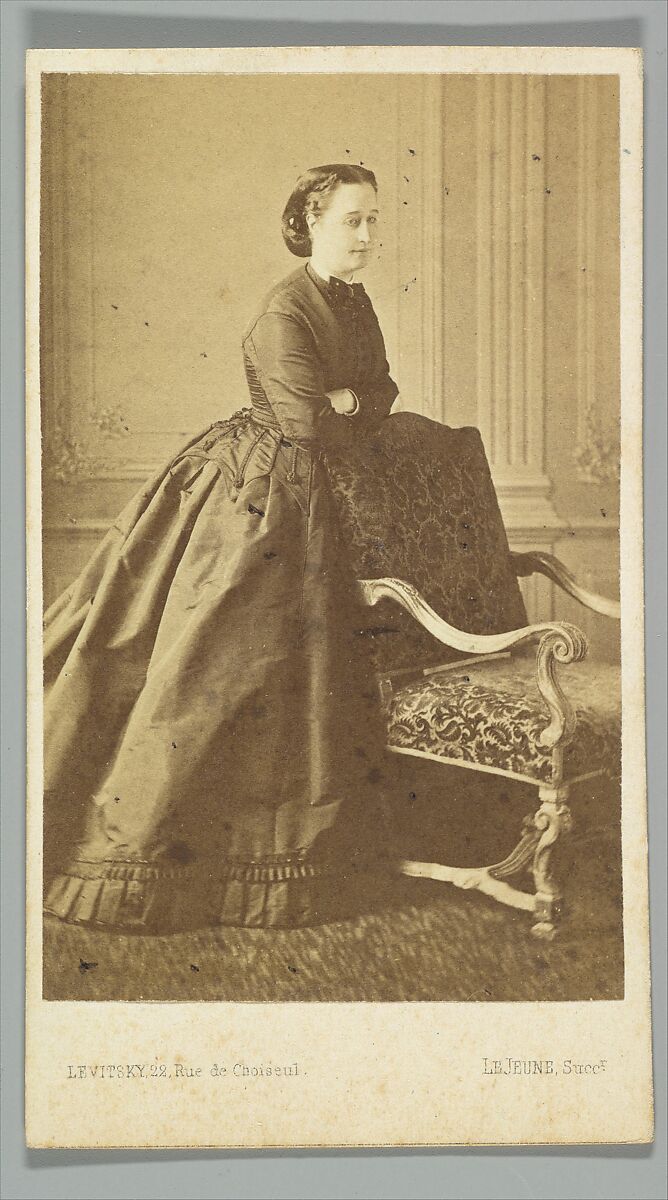 Empress Eugénie, Sergei Luvovich Levitsky (Russian, 1819–1898), Albumen silver print 