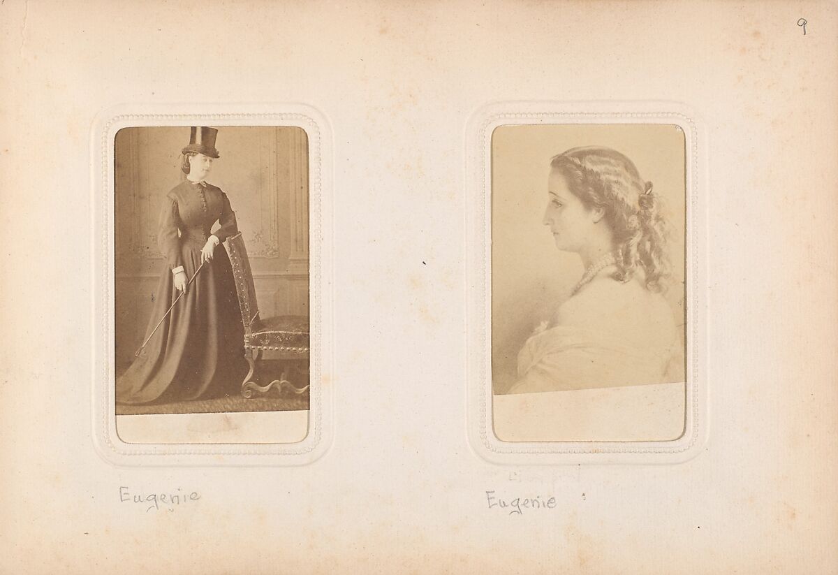 Empress Eugénie, Sergei Luvovich Levitsky (Russian, 1819–1898), Albumen silver print