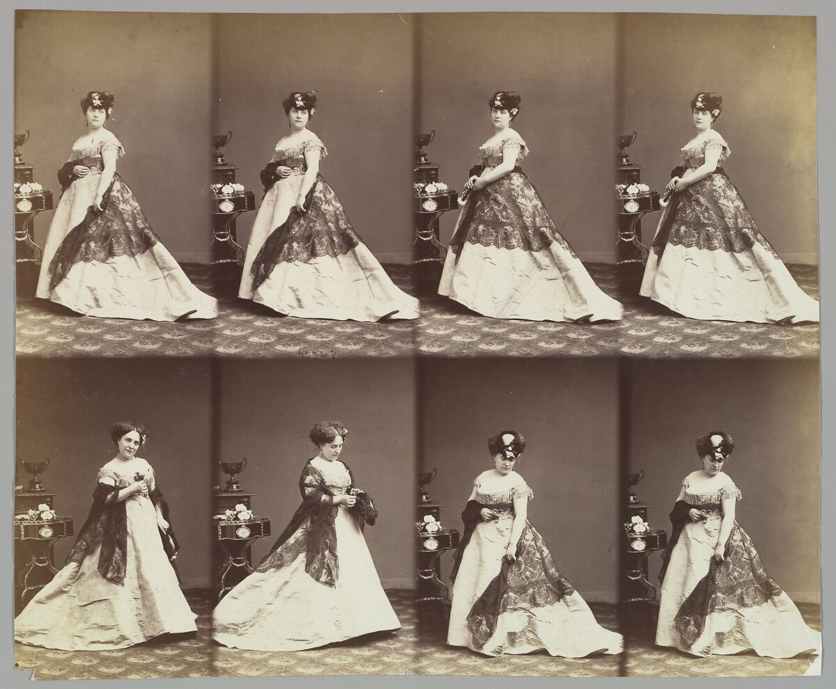 Louise Abigdon, André-Adolphe-Eugène Disdéri (French, Paris 1819–1889 Paris), Albumen silver print from glass negative 