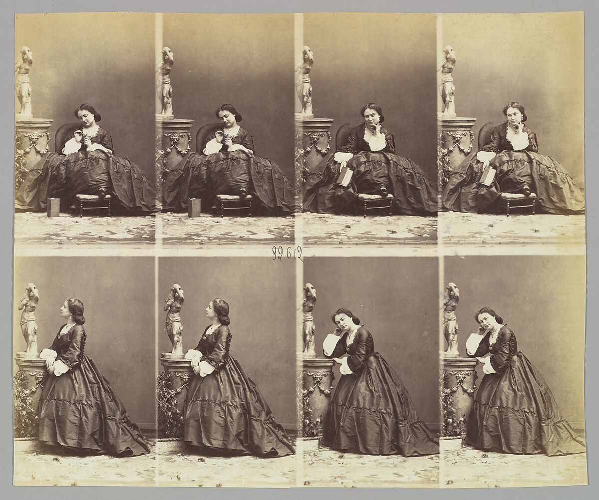Berthe, André-Adolphe-Eugène Disdéri (French, Paris 1819–1889 Paris), Albumen silver print from glass negative 