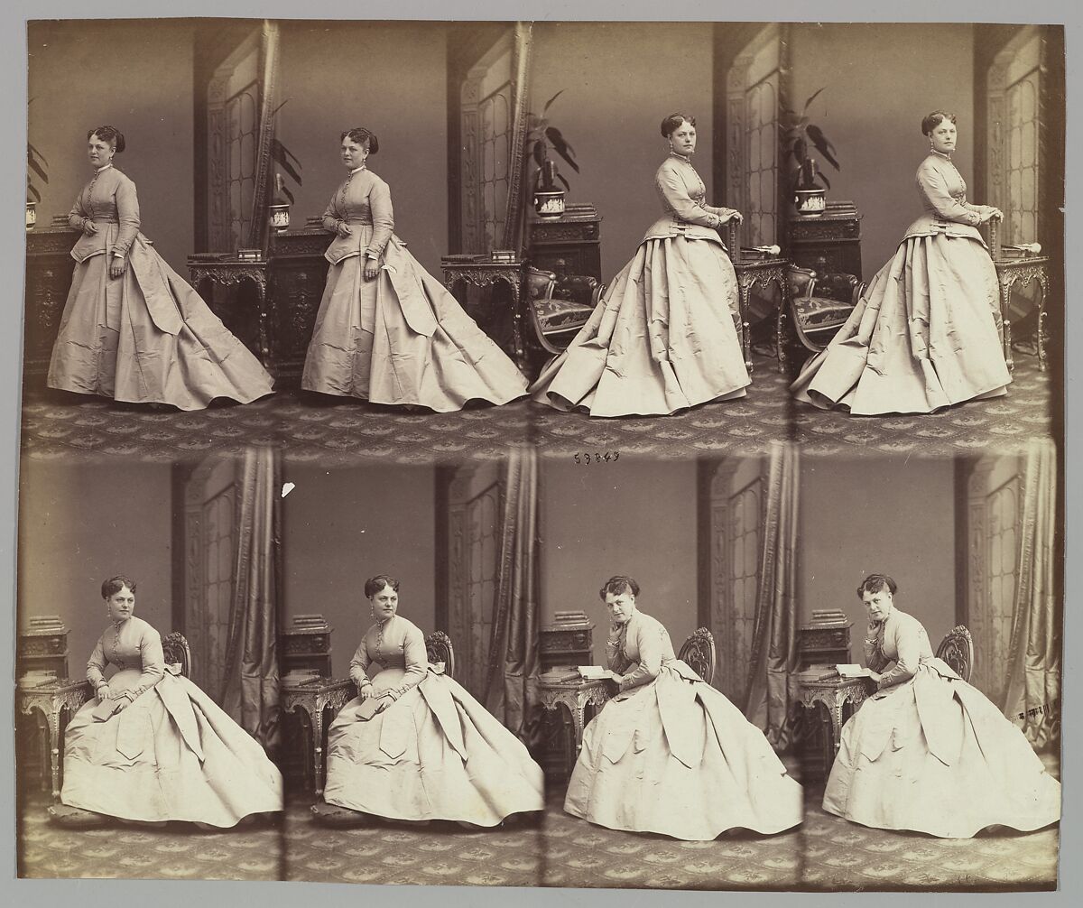 Esther David, André-Adolphe-Eugène Disdéri (French, Paris 1819–1889 Paris), Albumen silver print from glass negative 