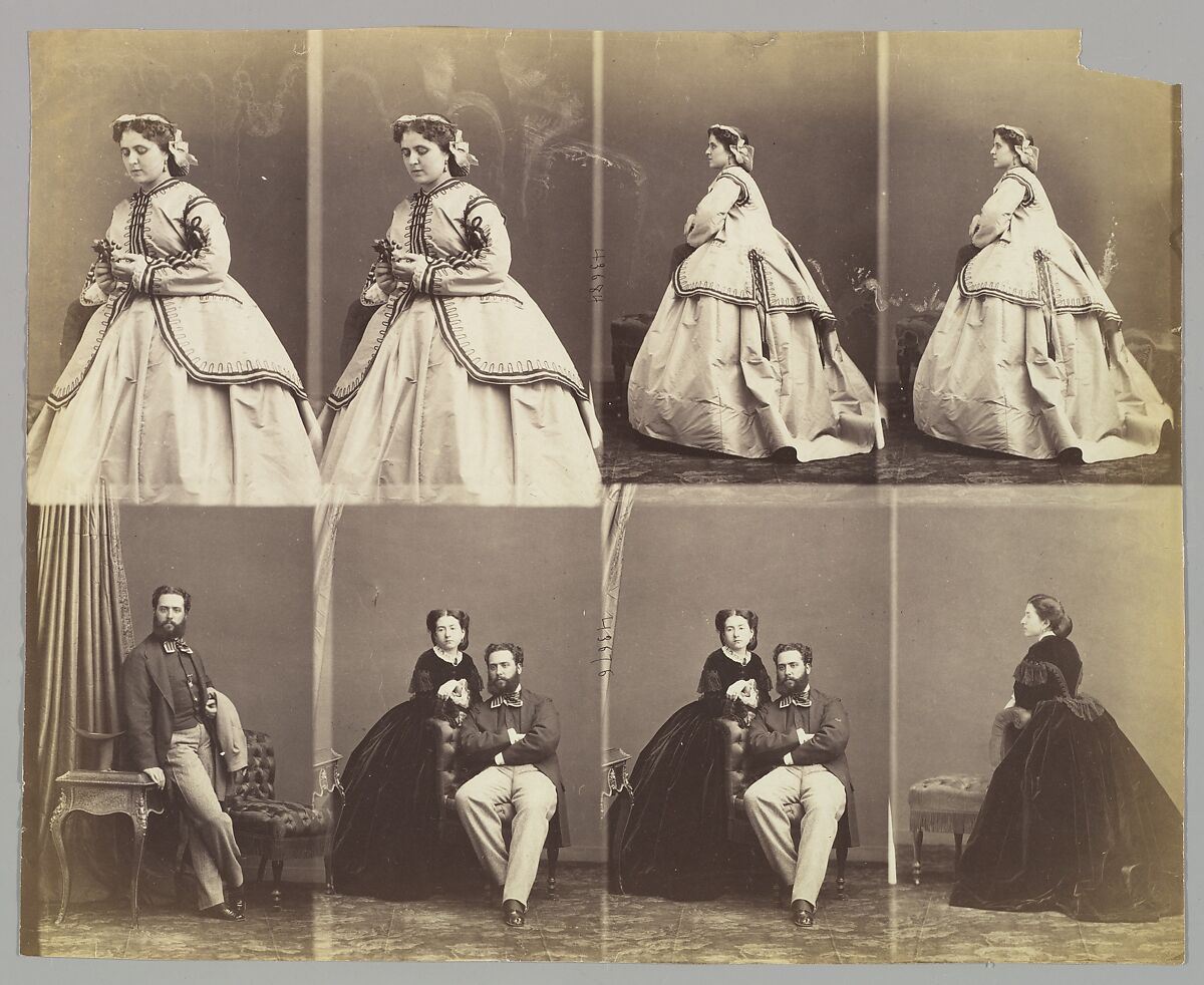 Héloise, André-Adolphe-Eugène Disdéri (French, Paris 1819–1889 Paris), Albumen silver print from glass negative 