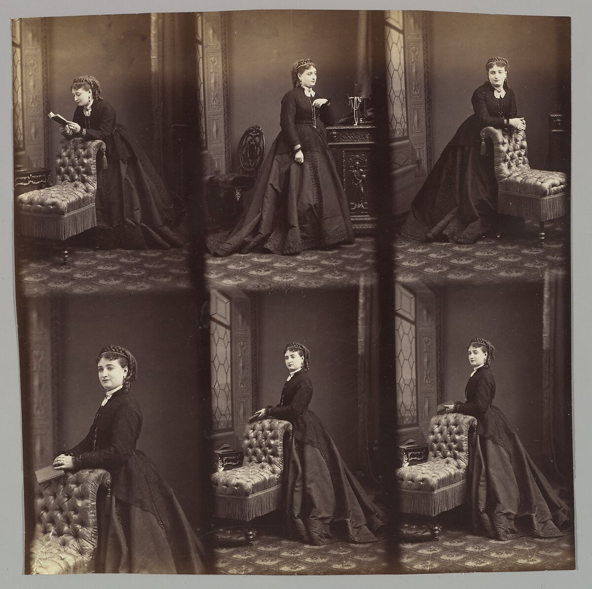 Valois, André-Adolphe-Eugène Disdéri (French, Paris 1819–1889 Paris), Albumen silver print from glass negative 