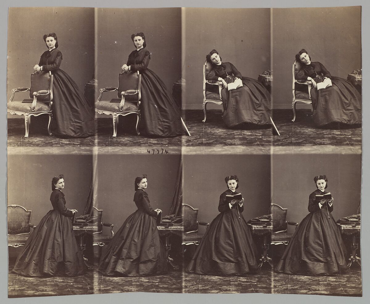 Léontine Walter, André-Adolphe-Eugène Disdéri (French, Paris 1819–1889 Paris), Albumen silver print from glass negative 