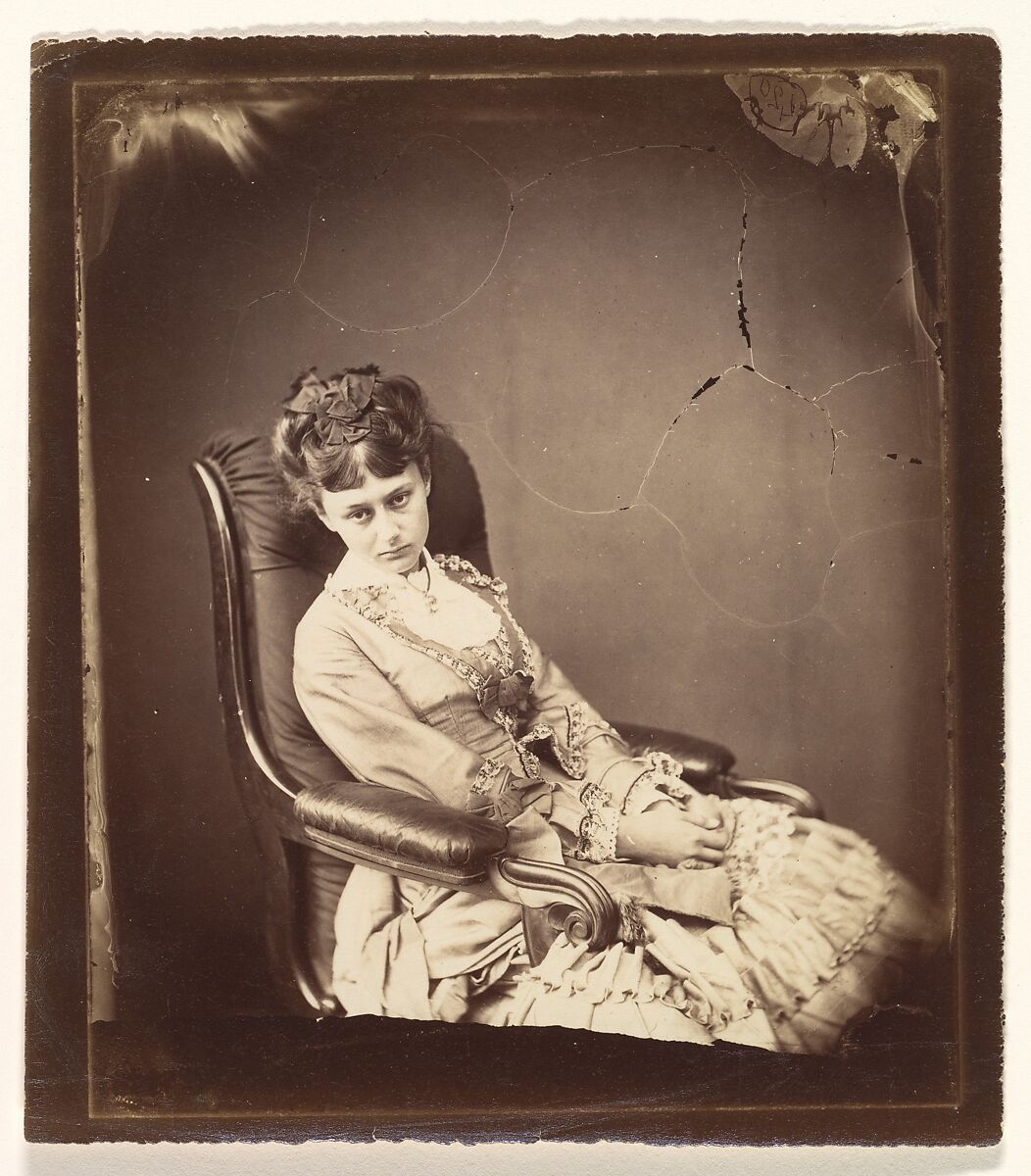 [Alice Liddell], Lewis Carroll (British, Daresbury, Cheshire 1832–1898 Guildford), Albumen silver print from glass negative 