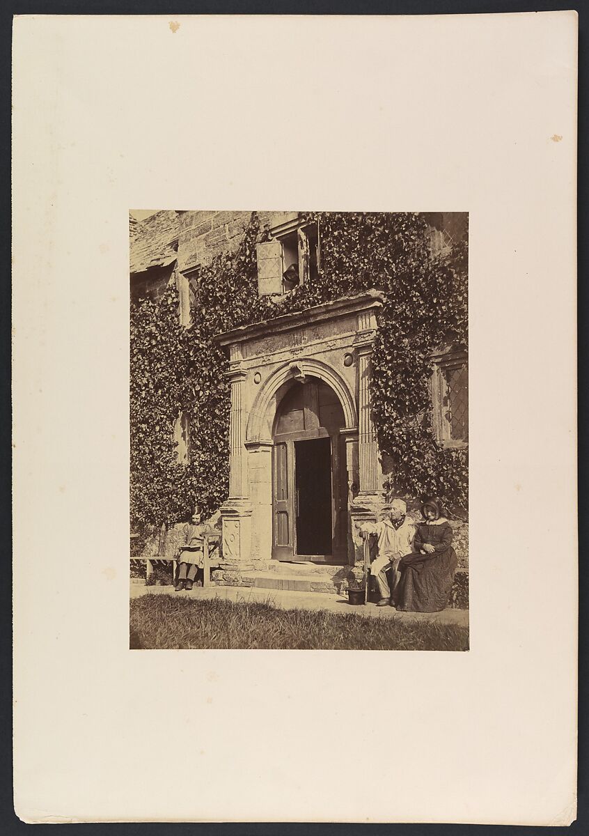 The Alms House, Joseph Cundall (British, Norwich, Norfolk 1818–1895 Wallington, Surrey), Albumen silver print from glass negative 