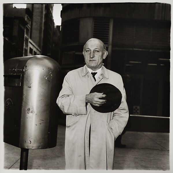 Man at a parade on Fifth Avenue, N.Y.C., Diane Arbus (American, New York 1923–1971 New York), Gelatin silver print 