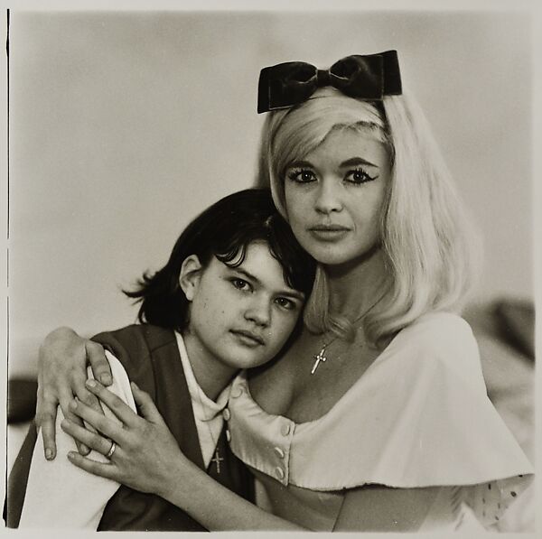 Jayne Mansfield Climber-Ottaviano, actress, with her daughter, Jayne-Marie, Diane Arbus (American, New York 1923–1971 New York), Gelatin silver print 