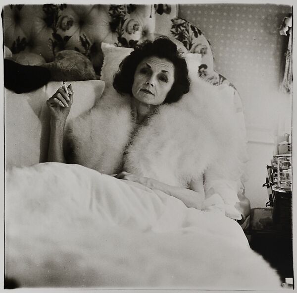 Brenda Duff Frazier, 1938 Debutante of the Year at home, Boston, Mass., Diane Arbus (American, New York 1923–1971 New York), Gelatin silver print 