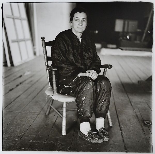 Agnes Martin, N.Y.C., Diane Arbus (American, New York 1923–1971 New York), Gelatin silver print 