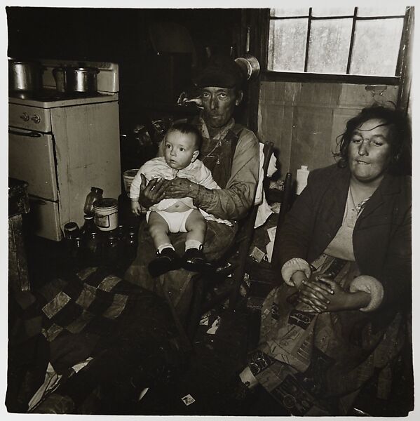 Family of three, Beaufort County, S.C., Diane Arbus (American, New York 1923–1971 New York), Gelatin silver print 