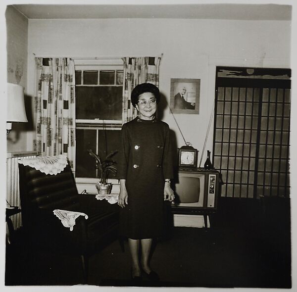 Tokyo Rose at home, Chicago, Illinois, Diane Arbus (American, New York 1923–1971 New York), Gelatin silver print 